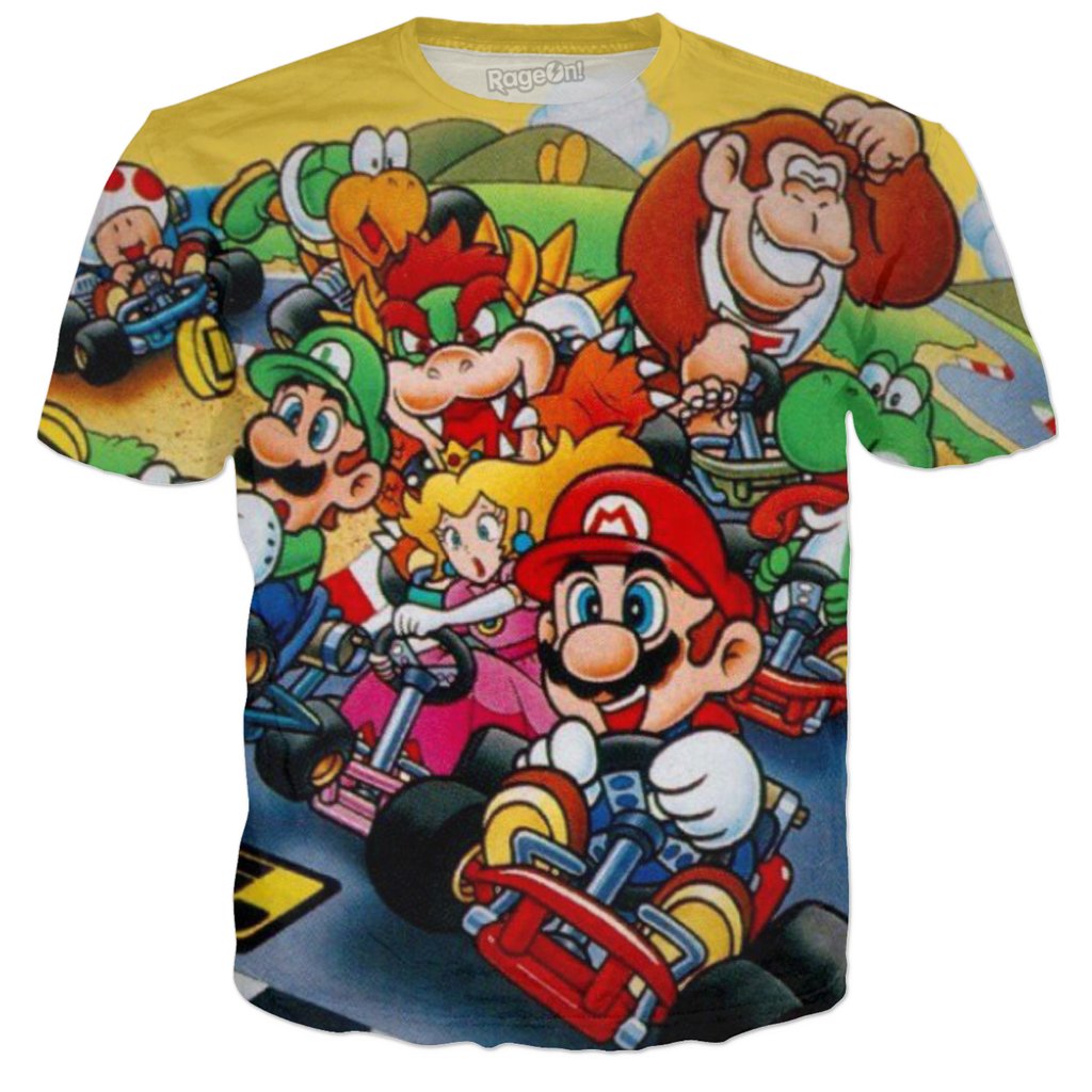 Mario Kart Characters Shirt