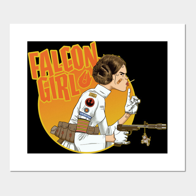 Falcon Girl Poster