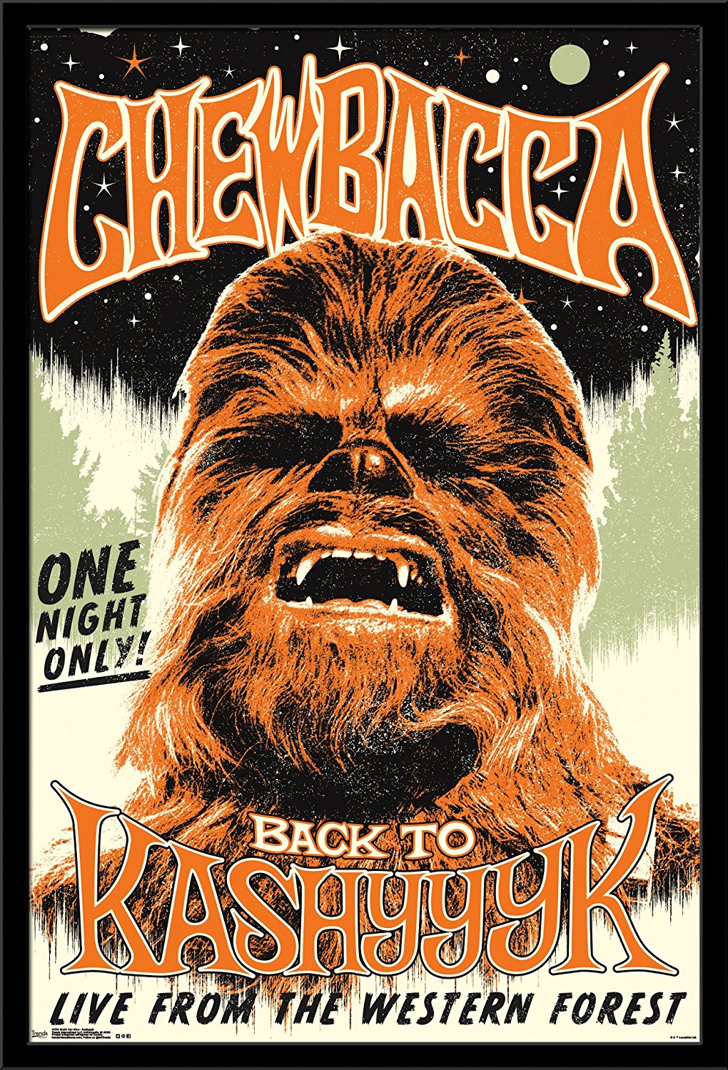 Chewbacca Concert Poster