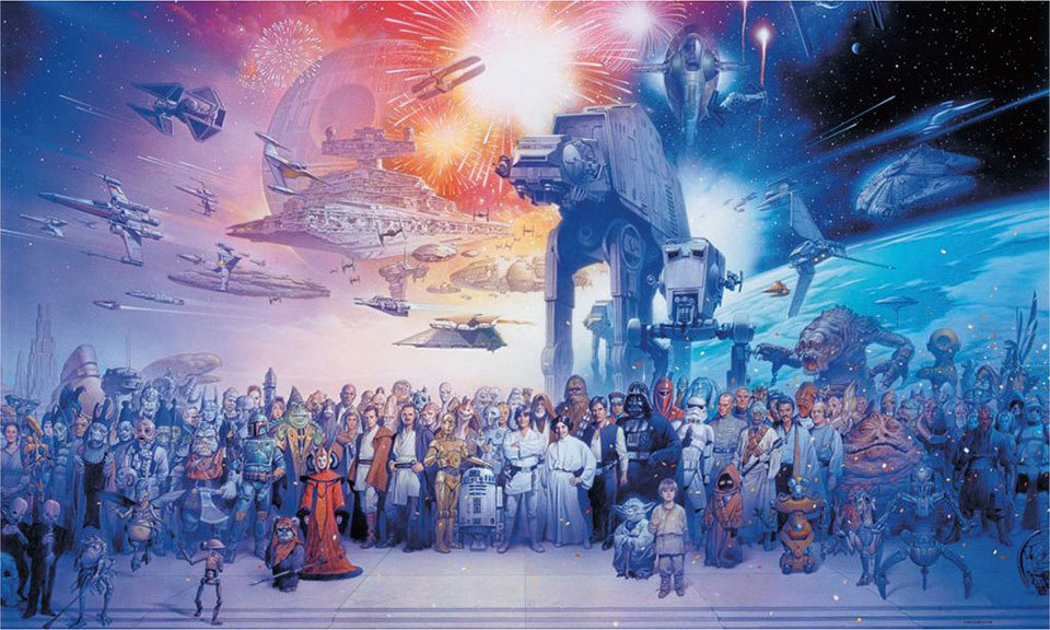 Star Wars Characters Poster