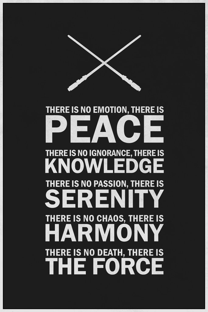 The Jedi Code Poster