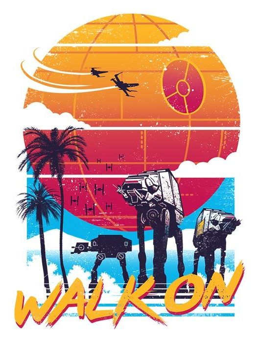 AT-AT 80's Style Poster