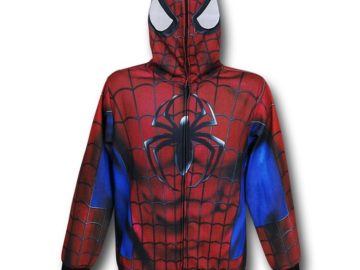 Spiderman costume hoodie