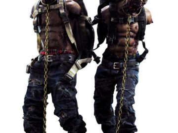Michonne's pet walkers action figures
