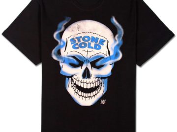stone cold steve austin skull t shirt